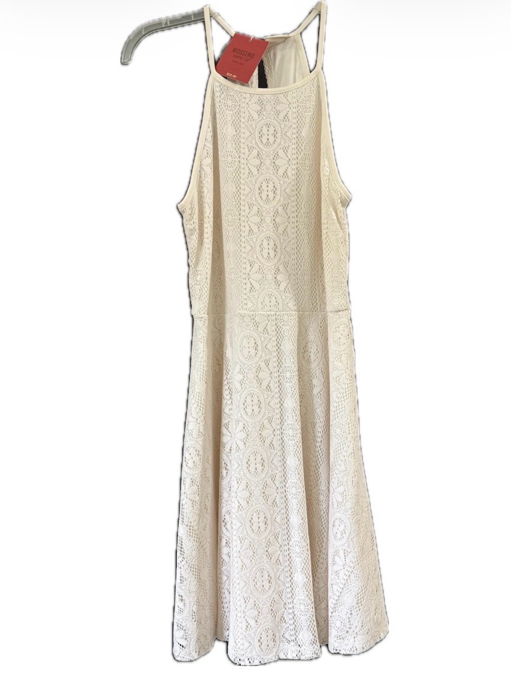 NWT Mossimo Supply Co. Cream Lace Skater Dress | Size Large - Picture 2 of 5